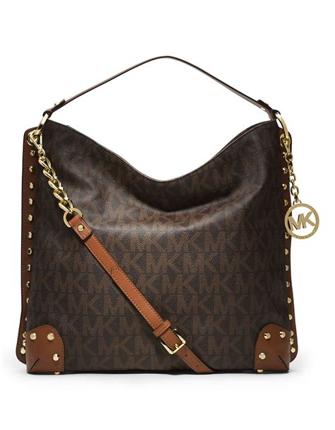 michael kors brown monogram crossbody|Michael Kors handbags.